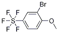 1-Methoxy-2-bromo-4-(pentafluorosulfanyl)benzene Structure