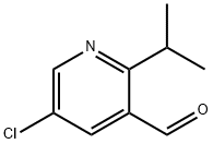 5-chloro-2-isopropylnicotinaldehyde Struktur