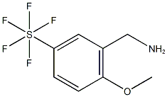 (2-甲氧基-5-(五氟-Λ6-硫烷基)苯基)甲胺,1211516-76-5,结构式