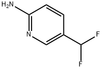 5-(ジフルオロメチル)ピリジン-2-アミン 化学構造式