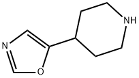 4-Oxazol-5-yl-piperidine 结构式