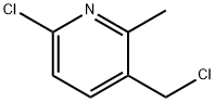6 - 氯-3 - (氯甲基)-2 - 甲基吡啶,1211530-38-9,结构式