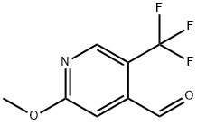2-甲氧基-4-甲酰基-5-三氟甲基吡啶,1211531-20-2,结构式