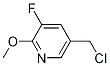 5-ChloroMethyl-3-fluoro-2-Methoxy-pyridine Struktur