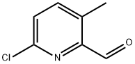 6-Chloro-3-Methylpicolinaldehyde Struktur