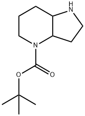 tert-butyl hexahydro-1H-pyrrolo[3,2-b]pyridine-4(2H)-carboxylate Struktur