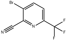 3-溴-2-氰基-6-三氟甲基吡啶,1211583-96-8,结构式