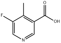 5-氟-4-甲基烟酸,1211584-22-3,结构式