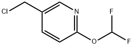 5-(氯甲基)-2-(二氟甲氧基)吡啶 结构式