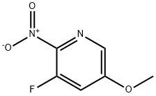 3-氟-5-甲氧基-2-硝基吡啶 结构式