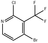 4-Bromo-2-chloro-3-(trifluoromethyl)pyridine, 1211589-92-2, 结构式