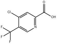 4-Chloro-5-(trifluoromethyl)-pyridine-2-carboxylic acid Struktur