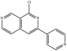 1-Chloro-3-(pyridin-4-yl)-2,7-naphthyridine Struktur