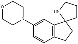 4-(2,3-dihydrospiro[indene-1,2'-pyrrolidine]-6-yl)Morpholine,1211593-72-4,结构式