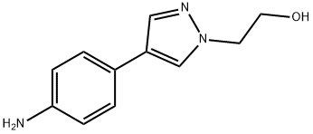 2-[4-(4-Amino-phenyl)-pyrazol-1-yl]-ethanol Structure