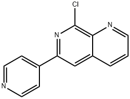 8-Chloro-6-(pyridin-4-yl)-1,7-naphthyridine Struktur