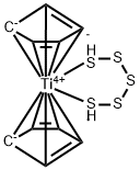 BIS(CYCLOPENTADIENYL)TITANIUM PENTASULFIDE Structure