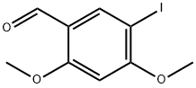 5-IODO-2,4-DIMETHOXY-BENZALDEHYDE 化学構造式