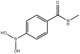 4-(N-METHYLAMINOCARBONYL)PHENYLBORONIC ACID Struktur