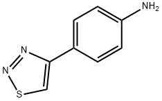 4-(1,2,3-噻二唑)苯胺, 121180-51-6, 结构式