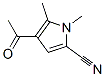 1H-Pyrrole-2-carbonitrile, 4-acetyl-1,5-dimethyl- (9CI) Struktur