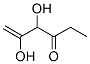 5-Hexen-3-one, 4,5-dihydroxy- (9CI) Struktur