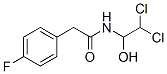 N-(2,2-Dichloro-1-hydroxyethyl)-4-fluorobenzeneacetamide Struktur
