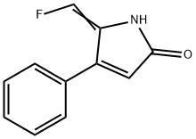 5-Fluoromethylene-4-phenyl-1,5-dihydro-pyrrol-2-one Structure