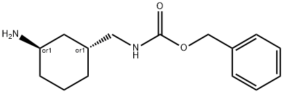 Benzyl trans-(3-aminocyclohexyl)methylcarbamate Structure