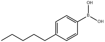 4-戊基苯硼酸, 121219-12-3, 结构式