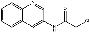 2-氯-N-3-喹啉基乙酰胺, 121221-07-6, 结构式
