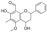 4,7-dihydroxy-5-methoxy-6-methyl-8-formylflavan|