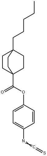 4-ISOTHIOCYANATOPHENYL 4-PENTYLBICYCLO Structure