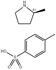 (2S)-2-Methylpyrrolidine tosylate (2S)-2-Methylpyrrolidine 4-methylbenzenesulphonate 结构式