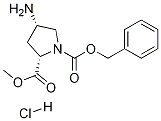 REL-1-苄基2-甲基(2S,4S)-4-氨基吡咯烷-1,2-二羧酸盐酸盐, 1212395-57-7, 结构式