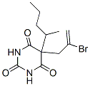 5-(2-bromoallyl)-5-sec-pentyl-1H,3H,5H-pyrimidine-2,4,6-trione Struktur