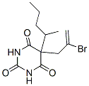 5-(2-bromoallyl)-5-sec-pentyl-1H,3H,5H-pyrimidine-2,4,6-trione 化学構造式