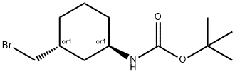 trans-1-(Boc-aMino)-3-(broMoMethyl)cyclohexane, 97%|反式-1-(BOC-氨基)-3-(溴甲基)环己烷