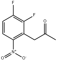 3-乙酰甲基-1,2-二氟-4-硝基苯,121247-16-3,结构式