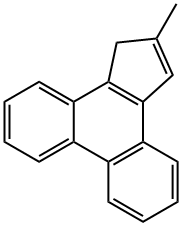 2-メチルシクロペンタ[l]フェナントレン 化学構造式