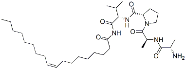 oleoylalanyl-alanyl-prolyl-valine amide 结构式