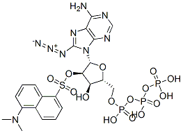 8-azido-2'-O-dansyladenosine triphosphate 结构式