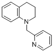 QUINOLINE, 1,2,3,4-TETRAHYDRO-1-(2-PYRIDINYLMETHYL)- Structure