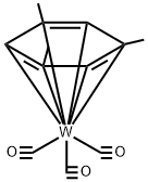 三羰基三甲基苯钨,12129-69-0,结构式