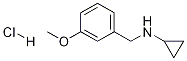 (1R)CYCLOPROPYL(3-METHOXYPHENYL)METHYLAMINE-HCl 化学構造式