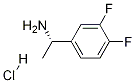 (S) -1- (3,4-ДИФТОРОФЕНИЛ) ЭТАНАМИН-HCl структура