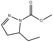 Methyl 4,5-dihydro-5-ethyl-1H-pyrazole-1-carboxylate 结构式