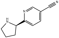 (R)-6-(Pyrrolidin-2-yl)pyridine-3-carbonitrile Struktur