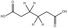 己二酸-D4, 121311-78-2, 结构式