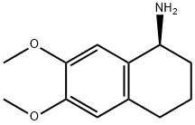 (S)-6,7-二甲氧基-1,2,3,4-四氢萘-1-胺,1213144-63-8,结构式